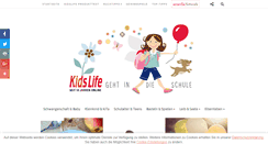 Desktop Screenshot of kidslife-magazin.de